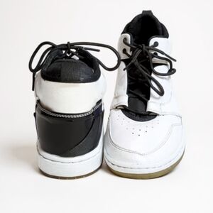 Jordan Black and White Sneakers